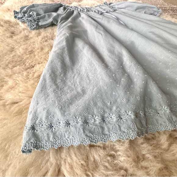 ✨💋SOLD💋✨👗💐DÔEN ‘Nettie’ Organic Cotton Short Nightgown Glass Slipper S✨ - Picture 9 of 17